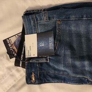 NY&C High Waist Skinny Crop Jeans
